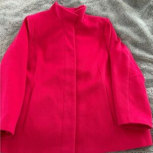 Lands' End Women's Bright Pink Cape Jacket Women’s 18W